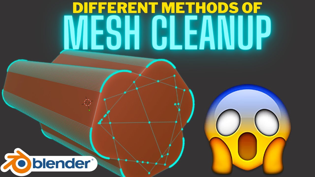 Различные методы очистки сетки в Blender