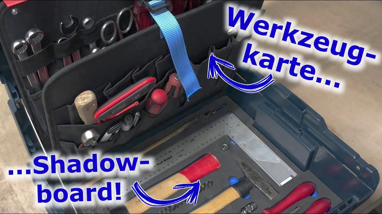L-Boxx Werkzeugkoffer: Selbst gebaut mit Werkzeugkarte und Shadowboard-Einlage