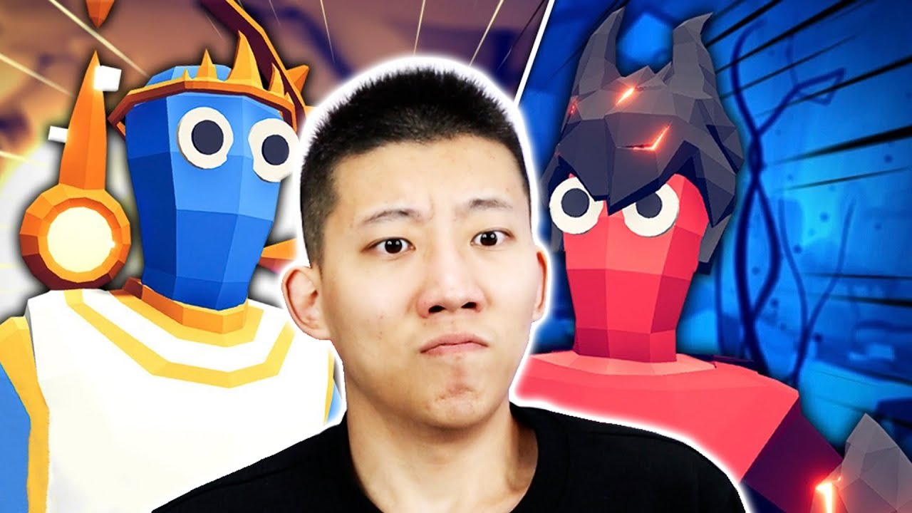 會變身的天使和惡魔！光與暗的對決，全面戰爭模擬器 Totally Accurate Battle Simulator【鯉魚Ace】