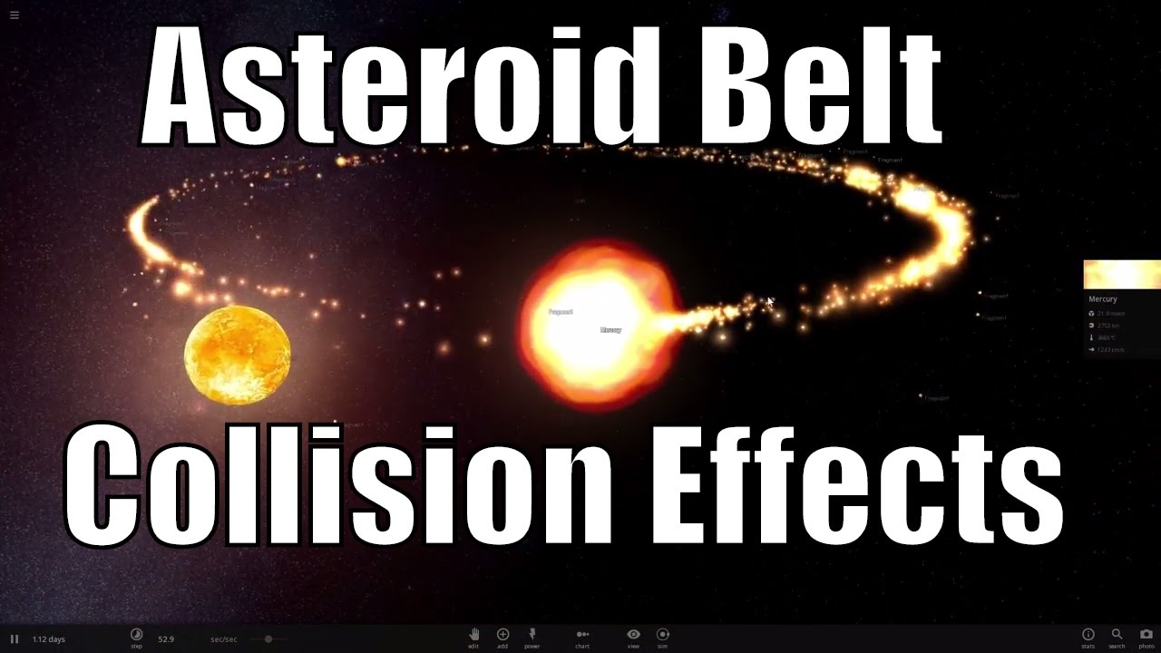 Was Asteroid Belt Created By Collision? + Game Bug - Universe Sandbox²