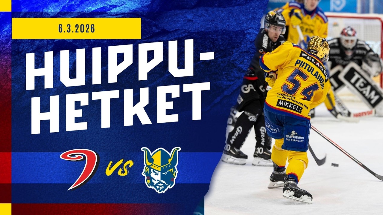 Huippuhetket: JYP–Jukurit 6.3.2026