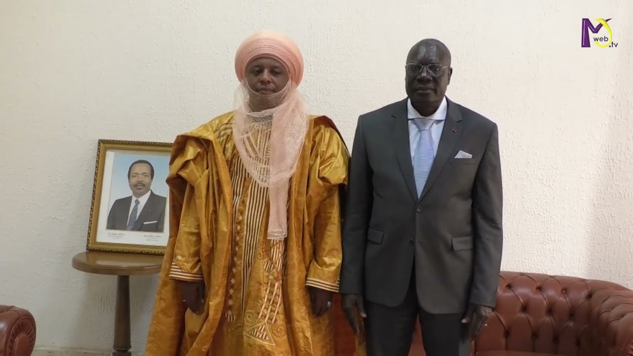 Audience accordée au Lamido de Tibati, Département du Djerem, région de l'Adamaoua