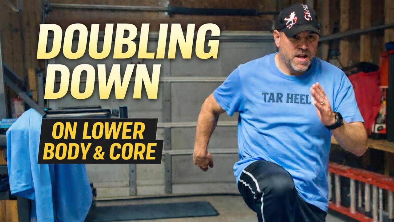 Doubling Down While Injured | Lower Body, Core & 35-Min Run/Walk