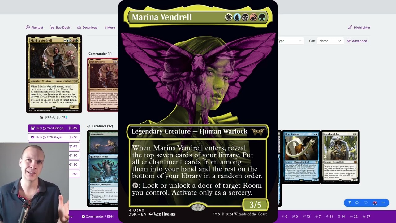 Марина Вендрелл cEDH Deck Tech