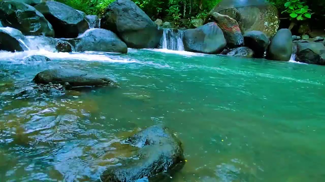 Beautiful River Sounds - Relaxing Water for Deep Sleep, Studying and Meditation
