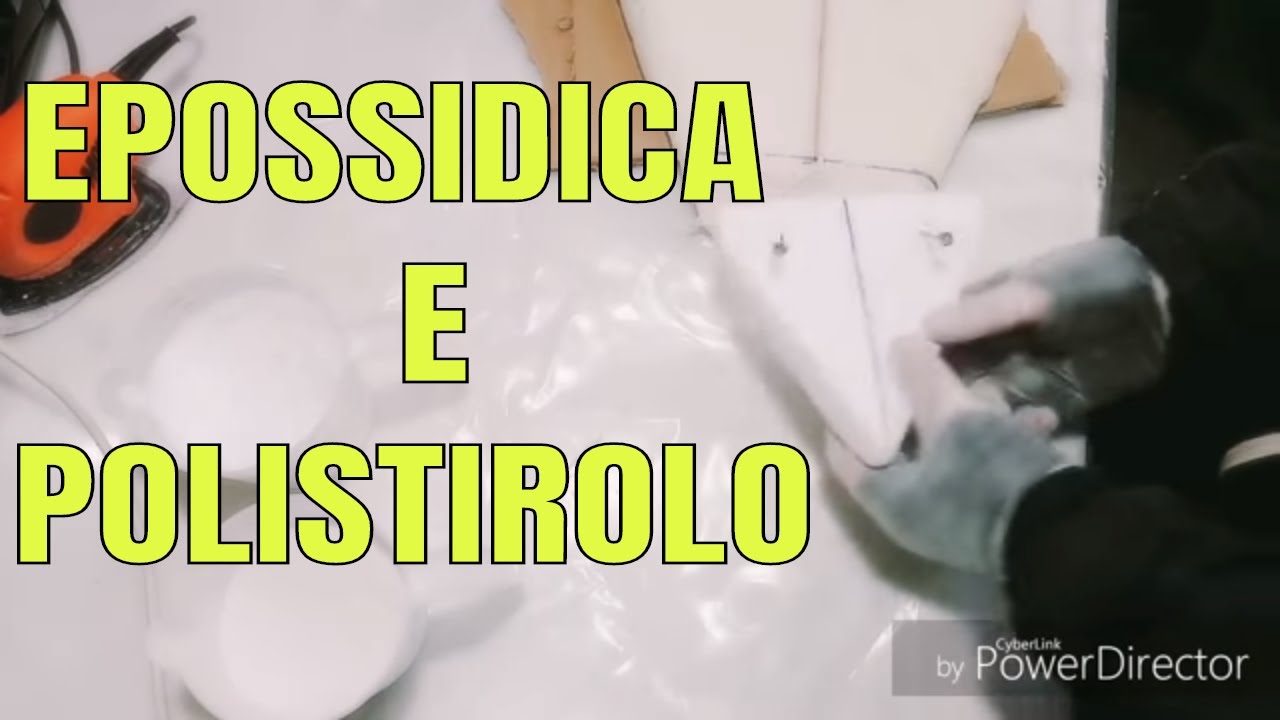 Polistirolo-Come stuccare incollare rasare con resina epossidica