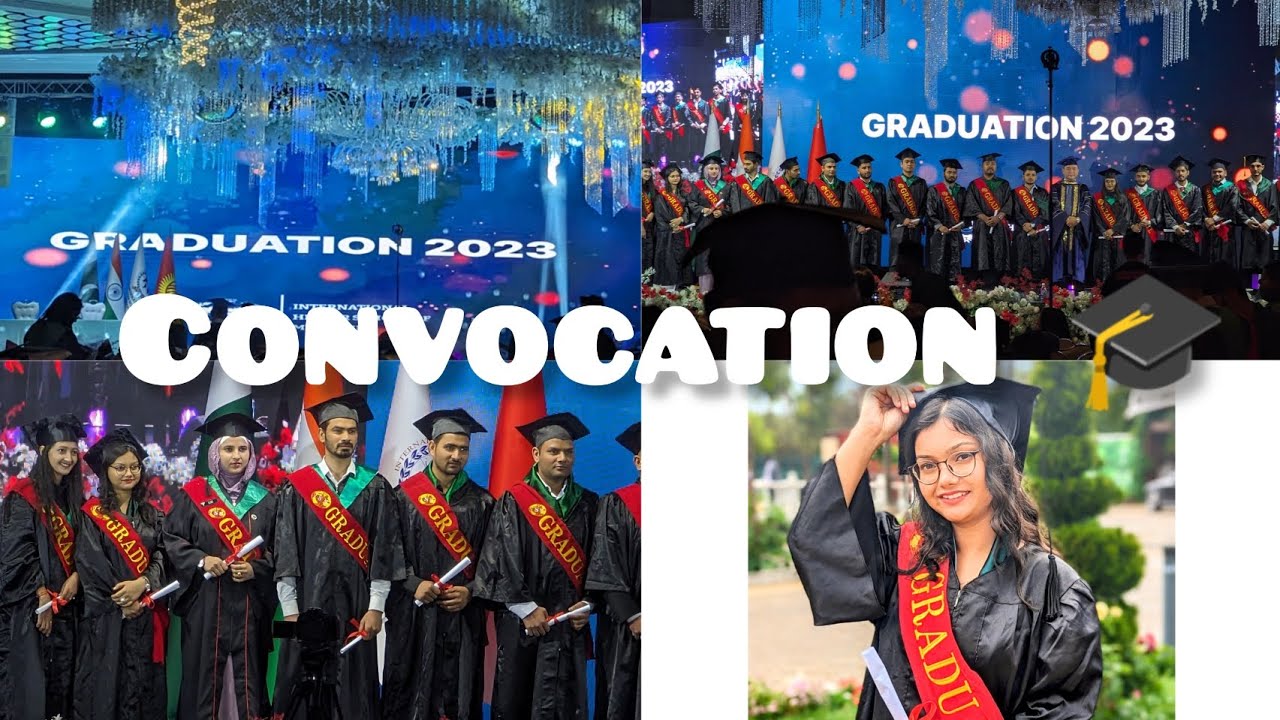 Convocation 🎓 | Graduation Ceremony | IHSM | BISHKEK | Krygyzstan 🇰🇬 #dailyvlog #bishkek #ism #mbbs