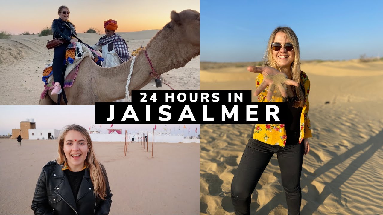 Italian Girl Experiences the GREAT INDIAN DESERT 🇮🇳