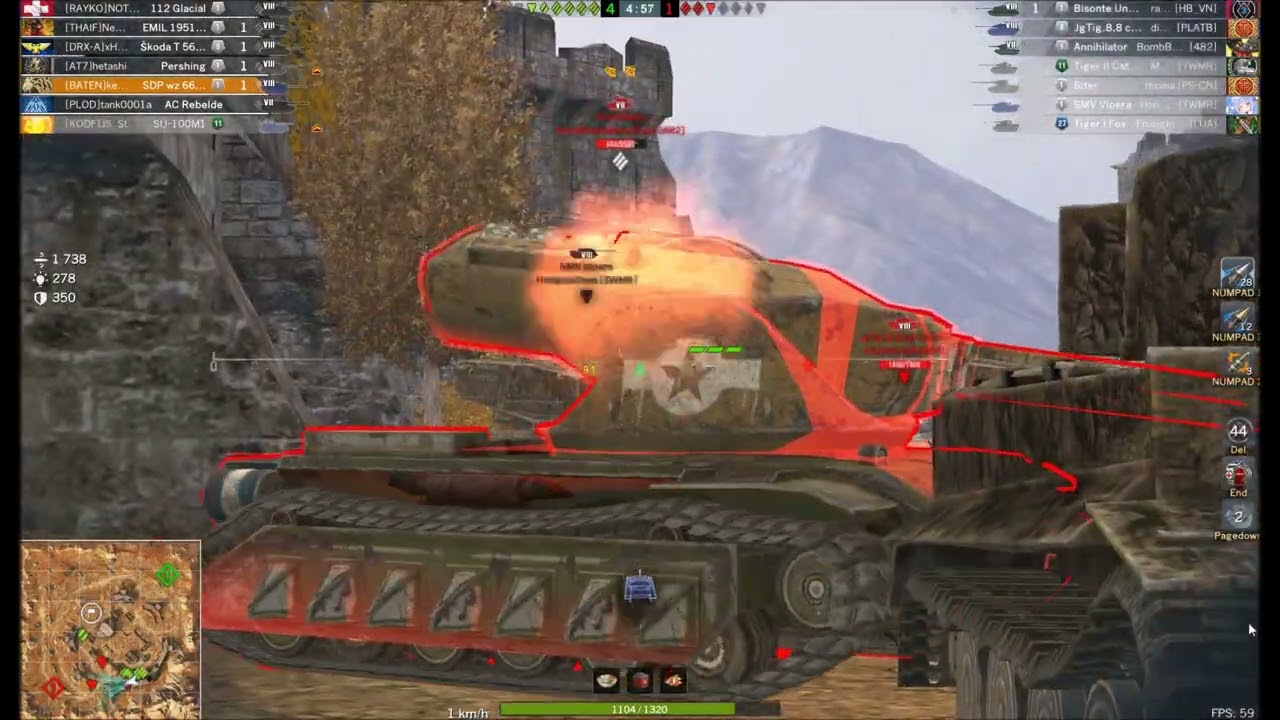 Tier 8 ポーランドパンユーロ 駆逐戦車 SDP wz 66 Grom