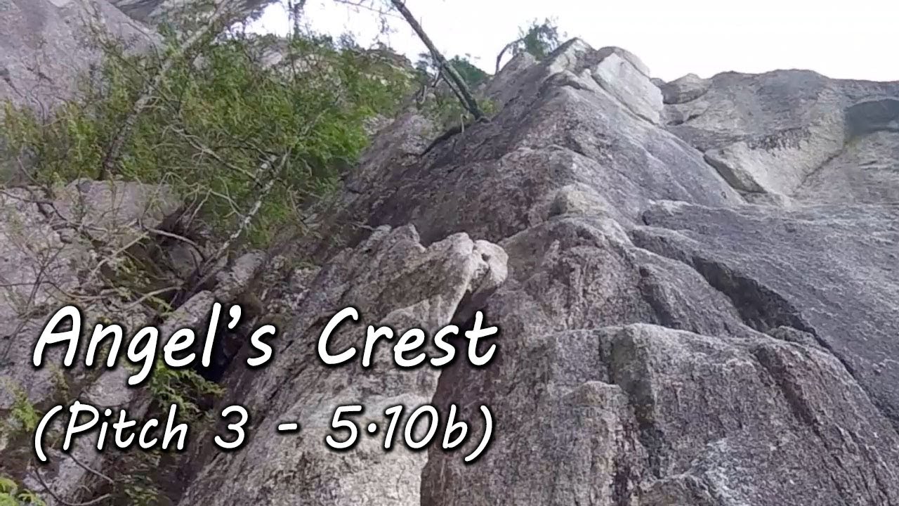 Trad Climbing on Angel's Crest - Pitch 3