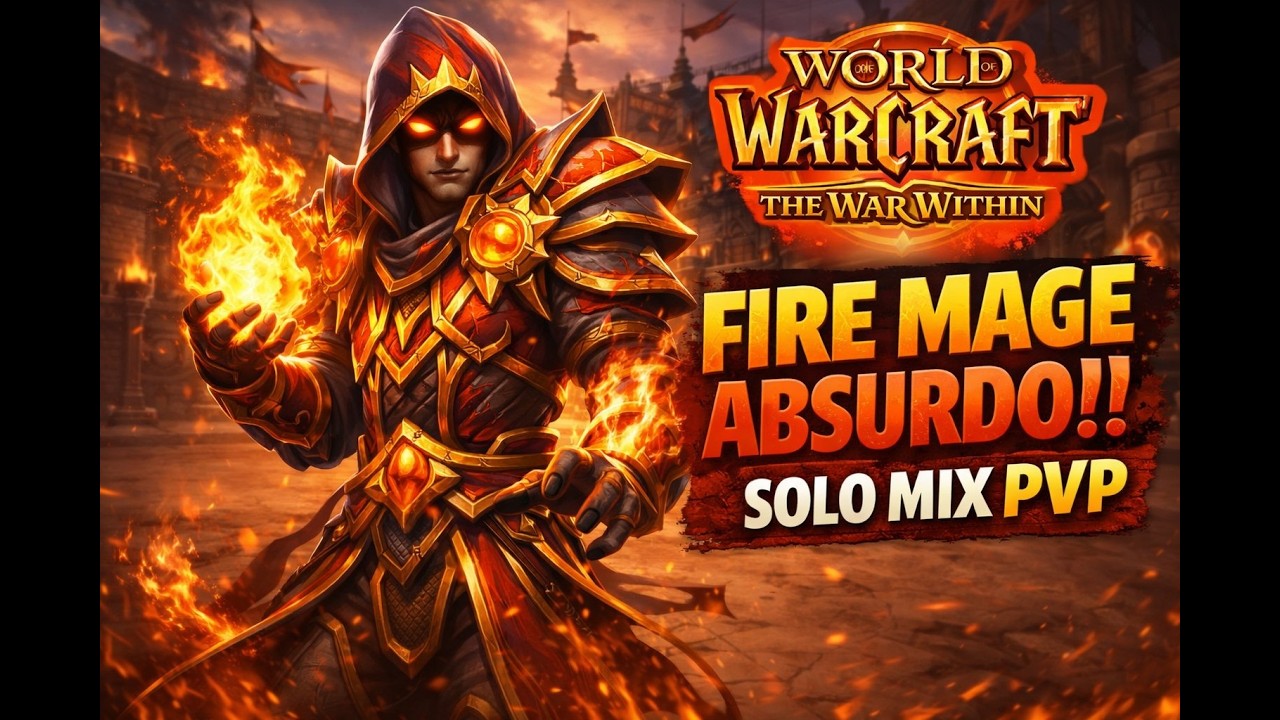 O PAI AINDA CLICKA VIU? FIRE MAGE WOW TWW PRE PATCH 12.0