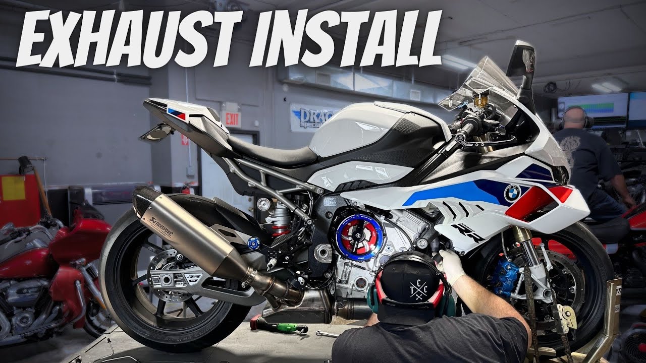 2025 BMW s1000RR Akrapovic exhaust install
