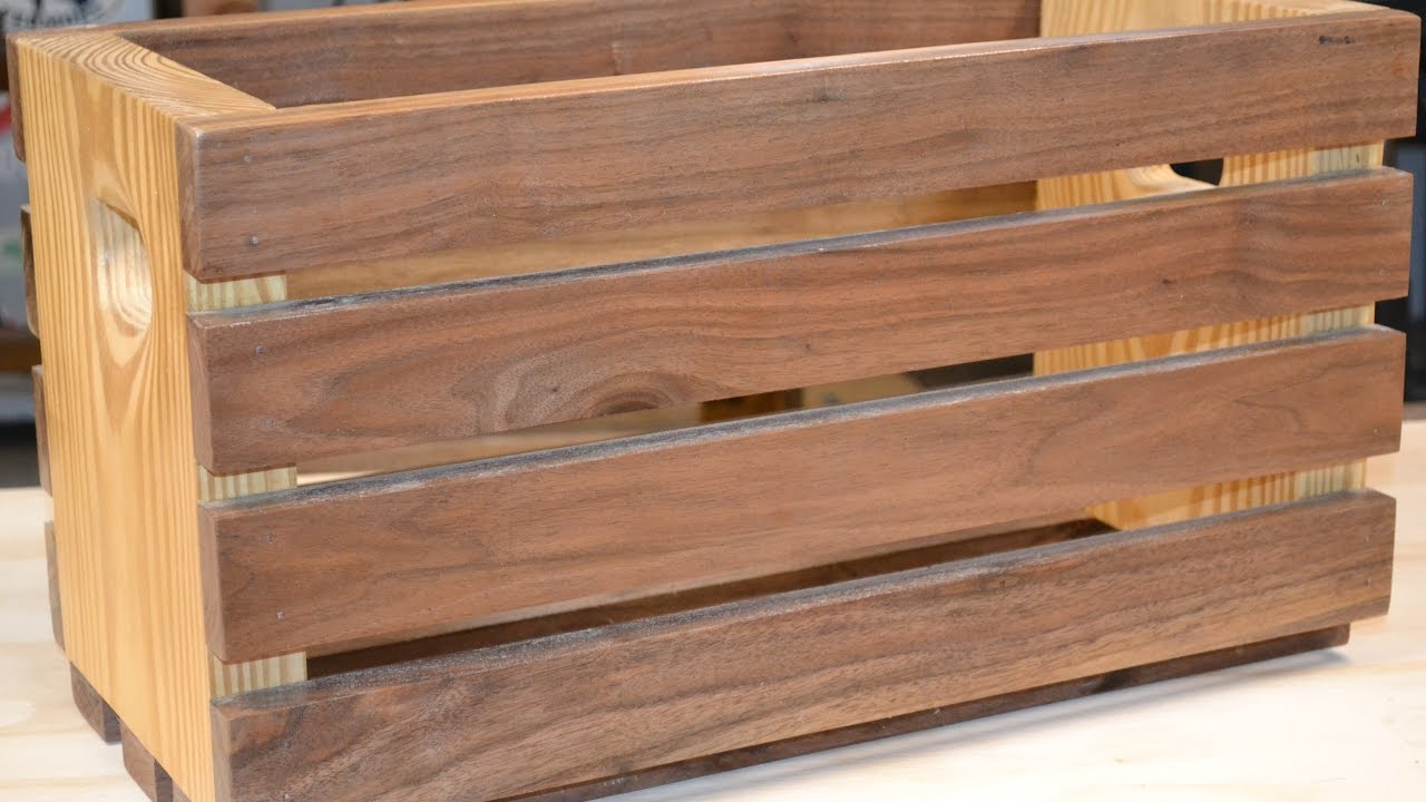 How To Build // DIY Simple Wooden Crate
