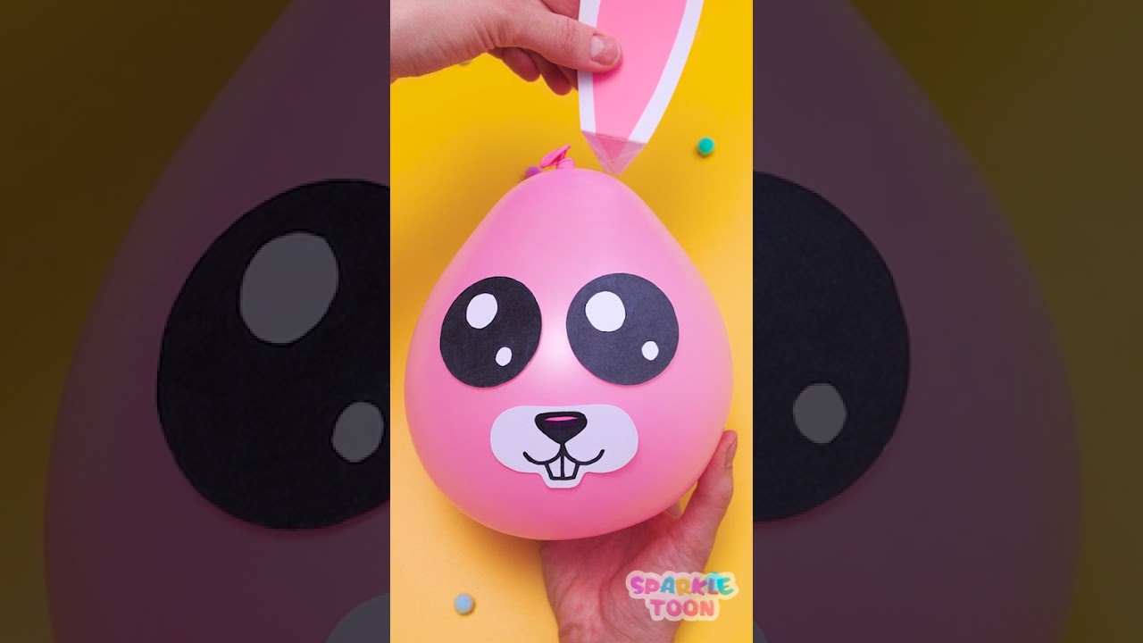 Yay 😁 Make Your Own FUN Balloon Toy 🐰 🎈 