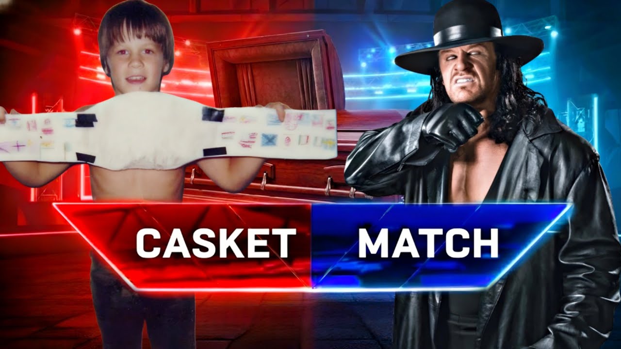 Маленький Джон Сина против Гробовщика – ЭПИЧЕСКИЙ матч в гробу | WWE 2K25 Deadman Nightmare