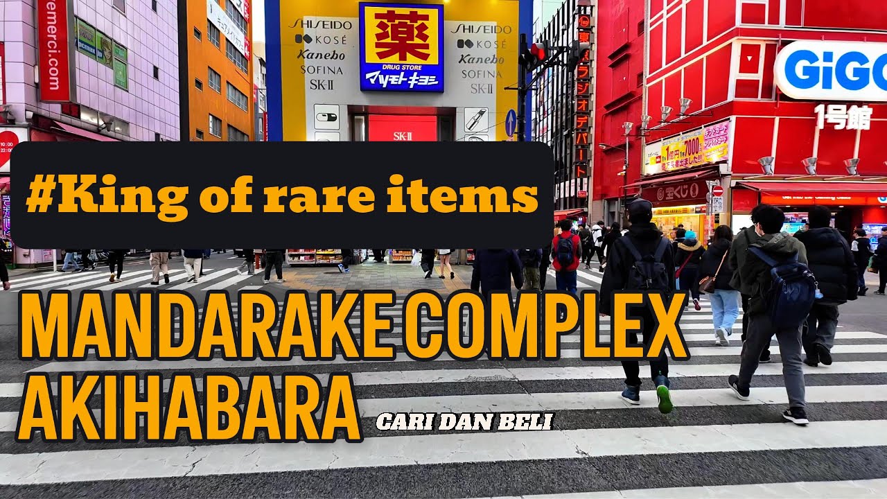 Шопинг в торговом центре Mandarake Complex Akihabara Tokyo, крупнейшем магазине винтажных и редки...