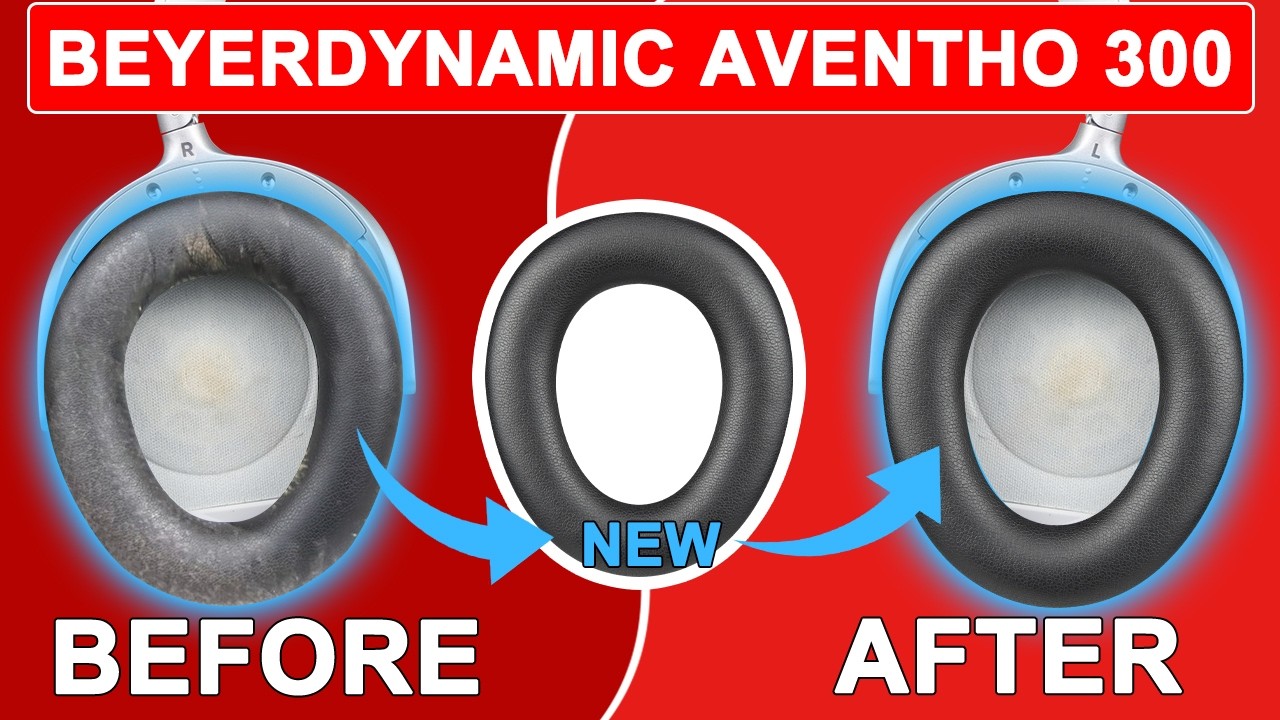 SOULWIT® | How to Replace Beyerdynamic AVENTHO 300 Earpads | Repair Parts Kit