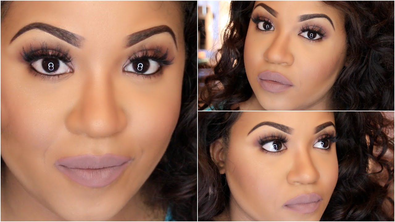 Mauve/Gray Cool Tone Makeup Tutorial | NitraaB