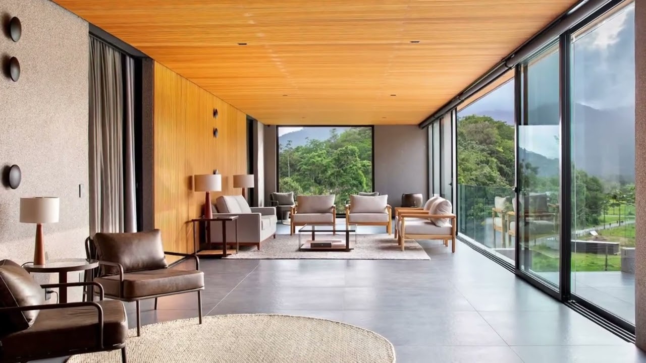 Espet&aacute;culo de casa localizada no Rio de Janeiro com 810 m&sup2; de &aacute;rea constru&iacute;da.