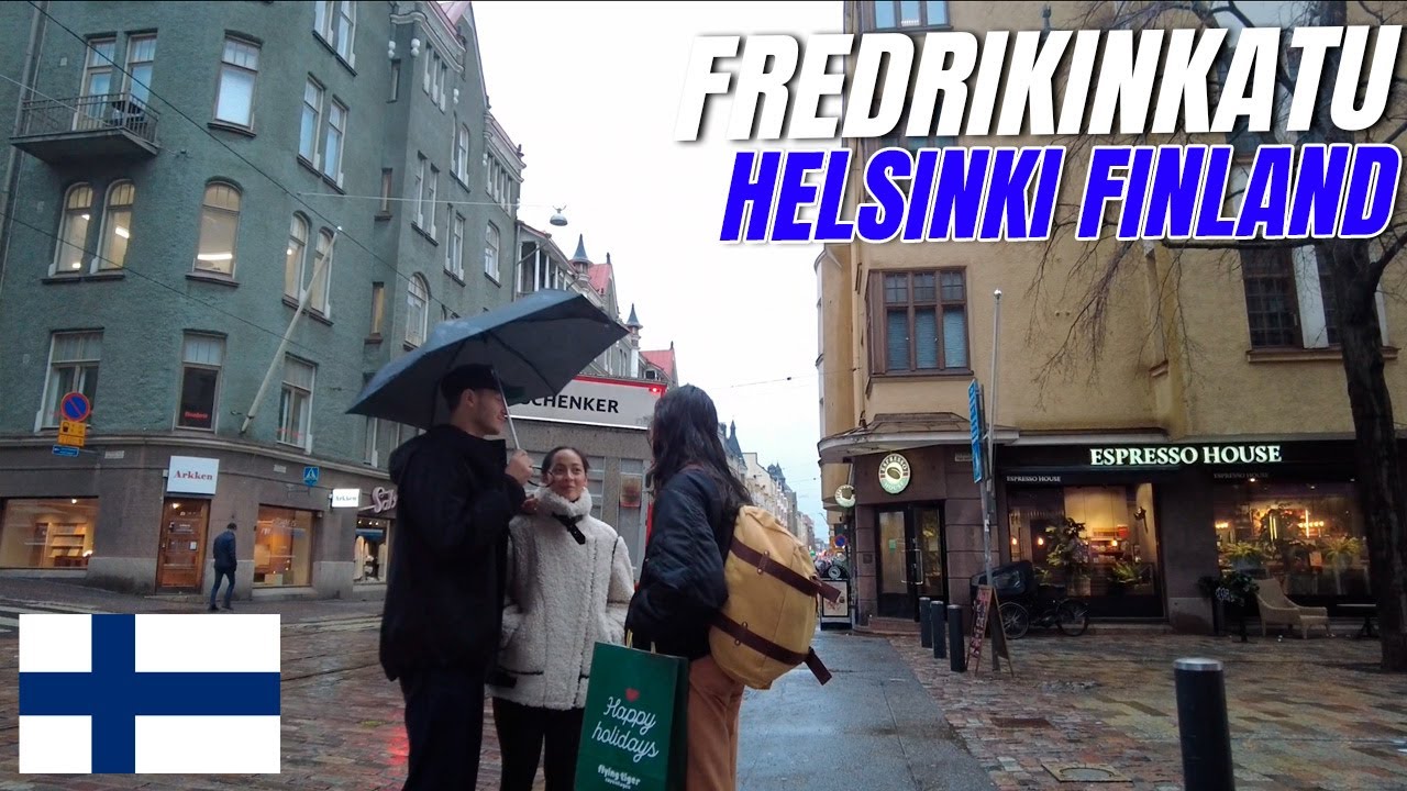 Helsinki, Finland 🇫🇮 'Fredrikinkatu' 2K 60 fps
