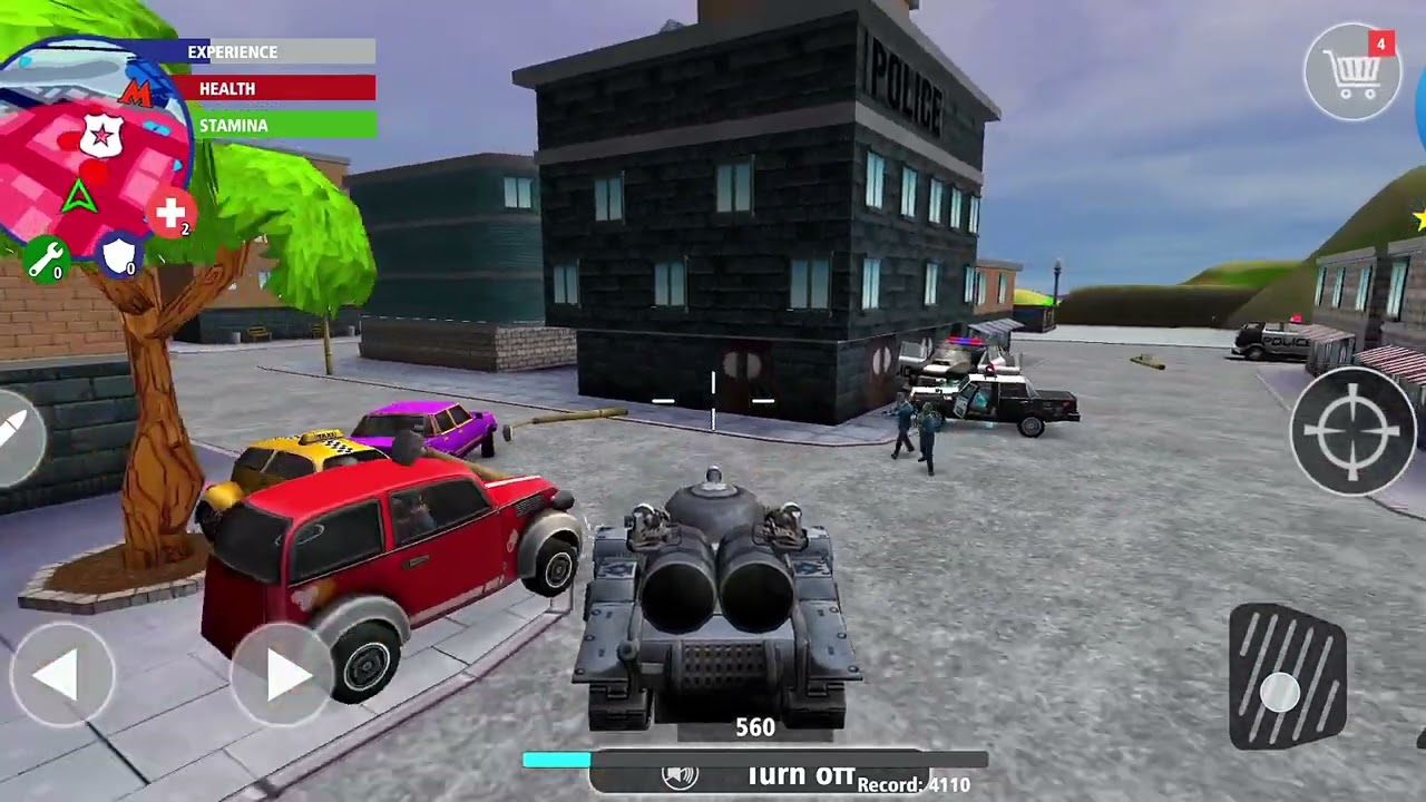 The Royal BatelTown Gangster - Batel Tank Fighting police - Android Gameplay 