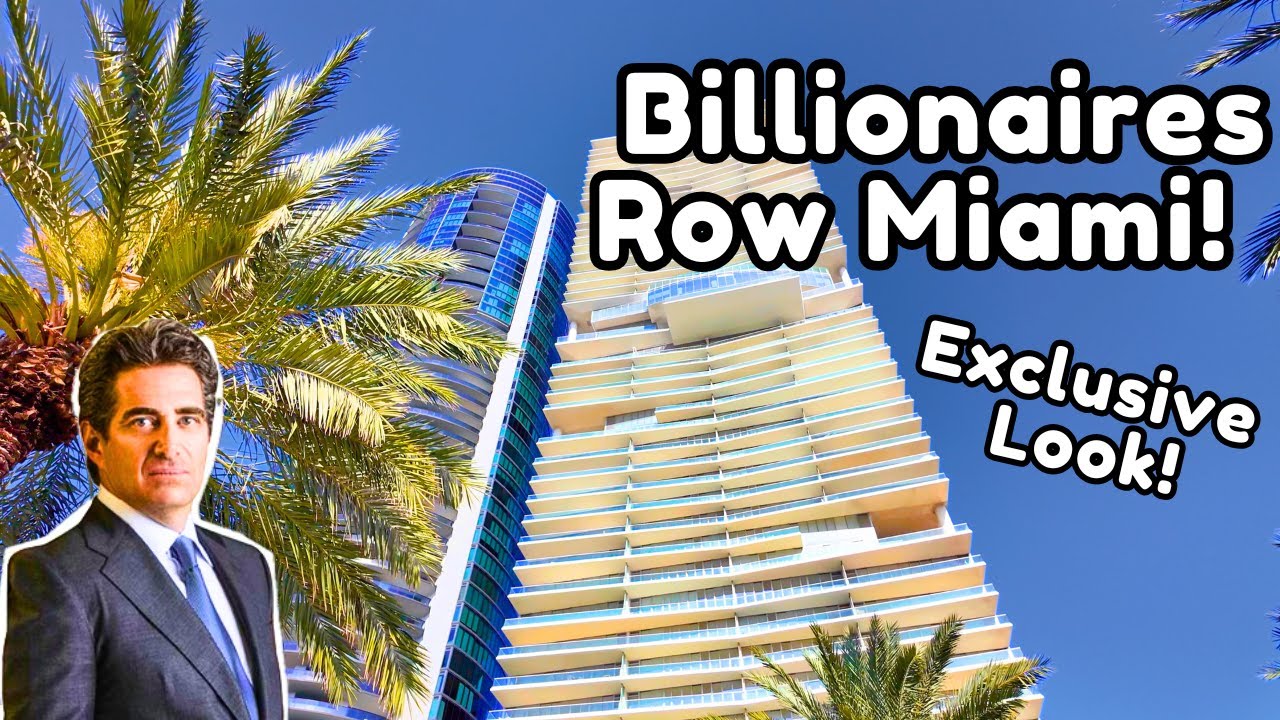 4K | 🌴 Miami's BILLIONAIRES ROW 🇺🇸 Sunny Isles Beach, Florida | Turnberry Ocean Club