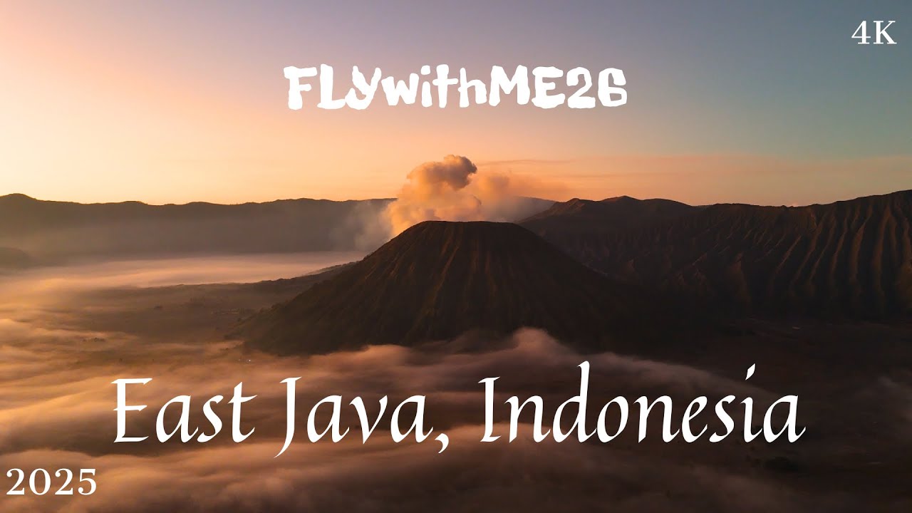 East Java Indonesia 4K | Cinematic Drone Film with Relaxing Music