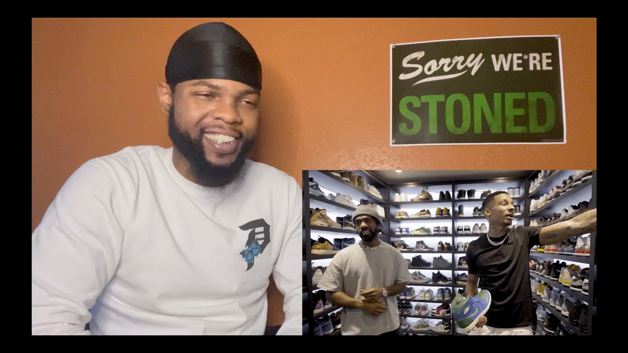 AMERICAN REACTS TO Fredo Shows Off His £500,000 Sneaker Room | Collection