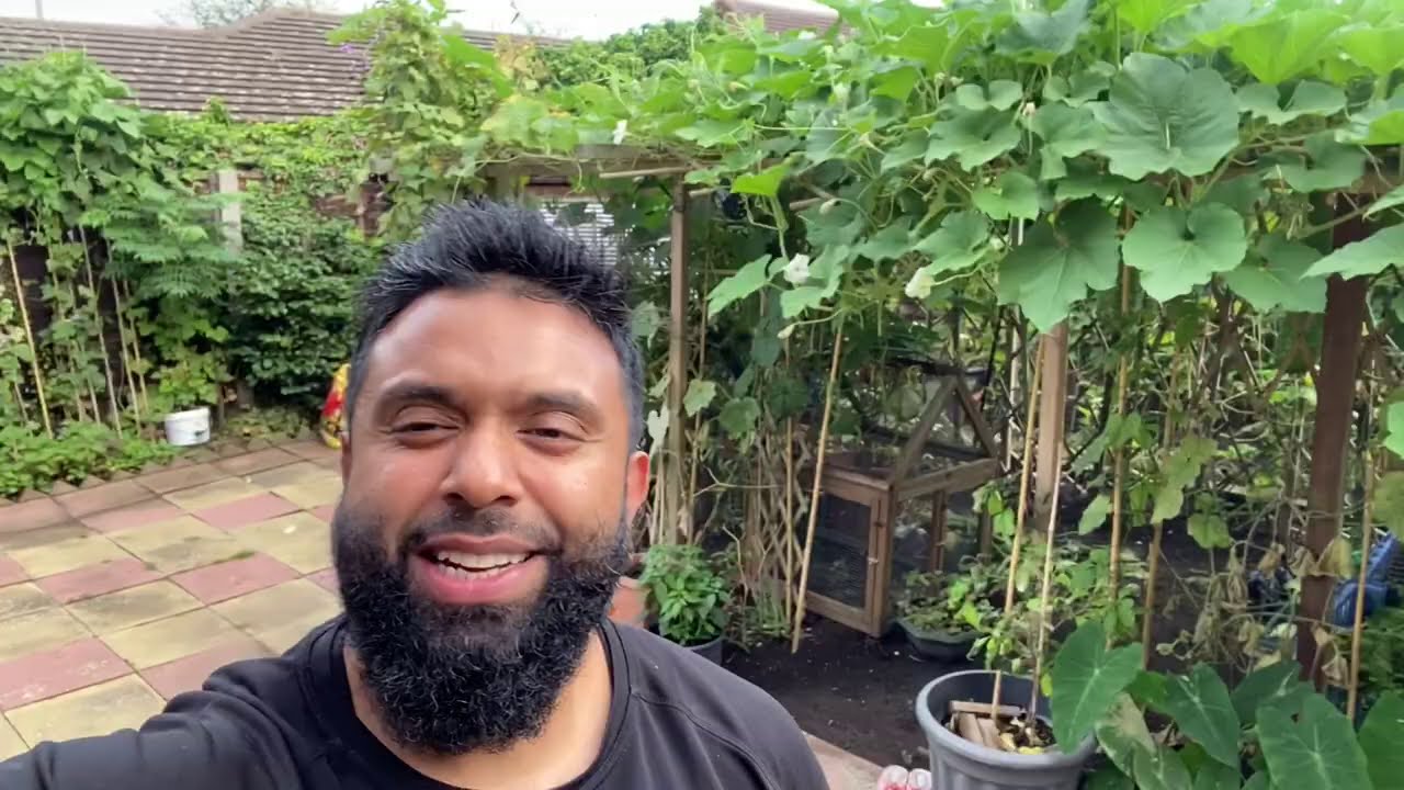 BANGLADESHI ORGANIC VEGETABLES FROM MY AUNTIES BACK GARDEN