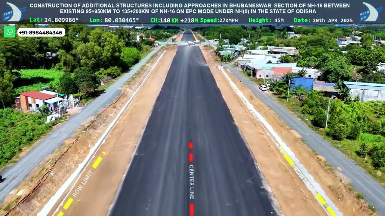 NHAI Approved Drone Video Survey | Aerial Videography of Road Construction Monitoring Demo