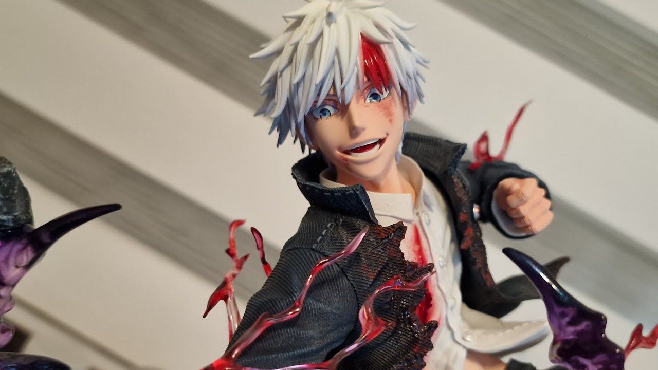 Jujutsu Kaisen Niren Studio Satoru Gojo Vs Fushiguro Toji Resin Statue #anime #jujutsukaisen