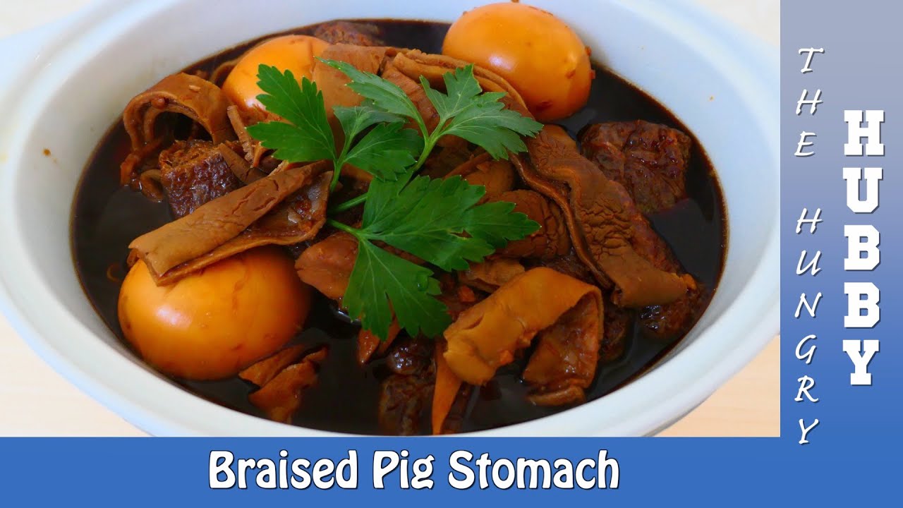 Braised Pig Stomach (卤煮肚）