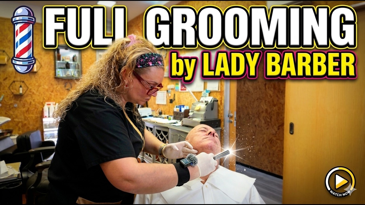 VIP Grooming Experience: Special Shave by Lady Barber Marta