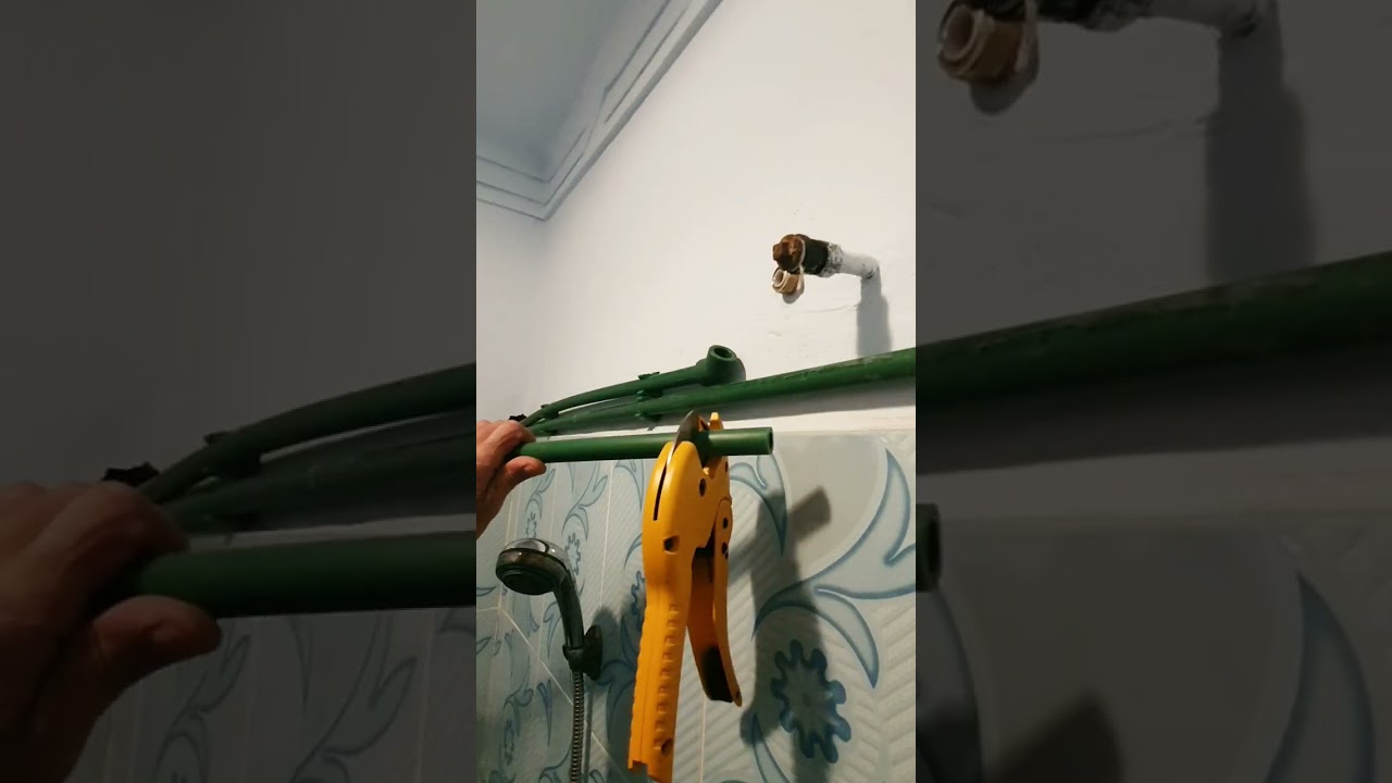 Удлинение водопроводных труб для установки электронагревателя вне ванной комнаты