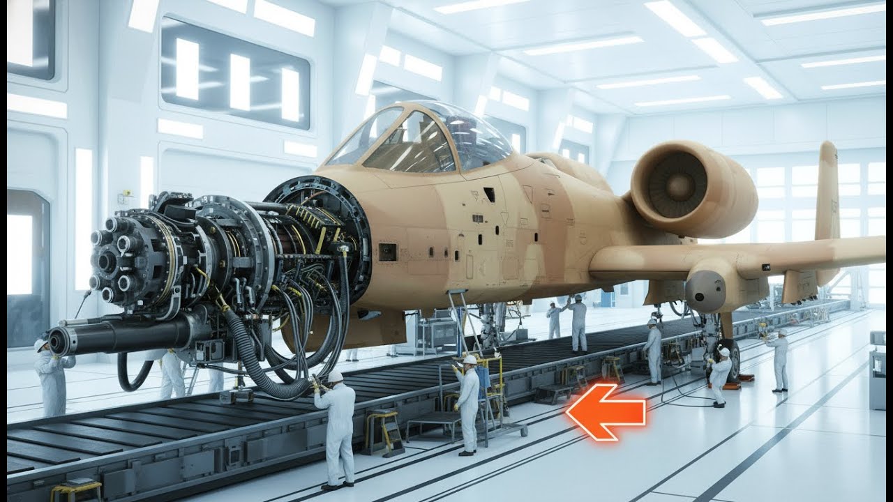 Inside the A-10C: Installing & Laser Aligning the Massive GAU-8 Avenger Cannon System
