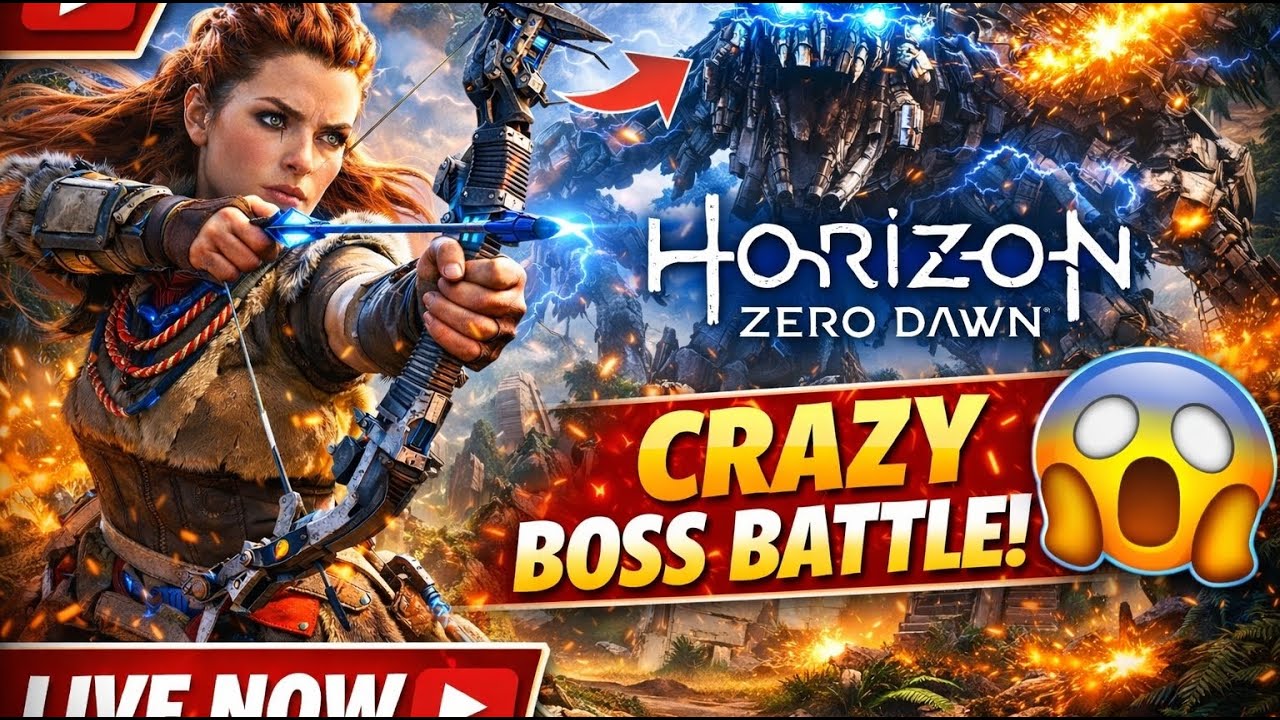 The Hardest Machine Boss Fight Ever! 😱 | Horizon Zero Dawn LIVE