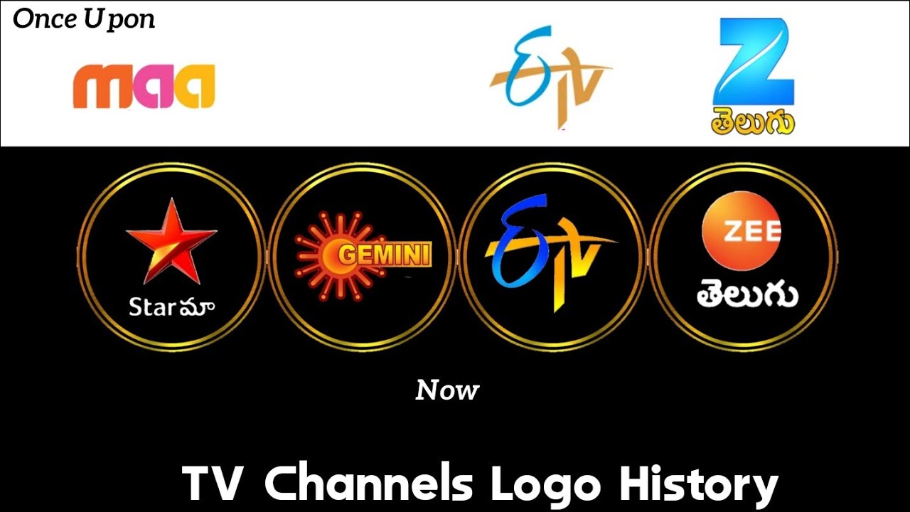 Our Telugu TV Channels logo histories || Very interesting logos