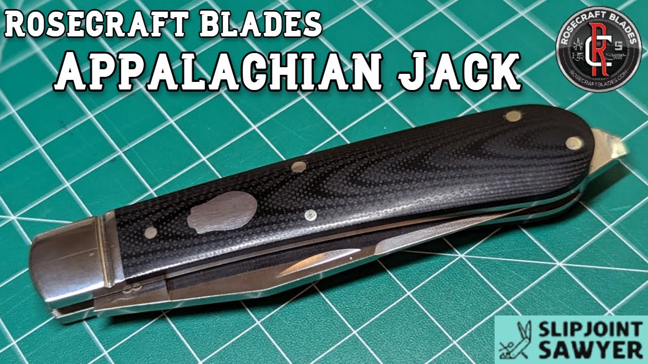 RoseCraft Blades Appalachian Jack Pocket Knife RCT003 - @RoseCraftBlades