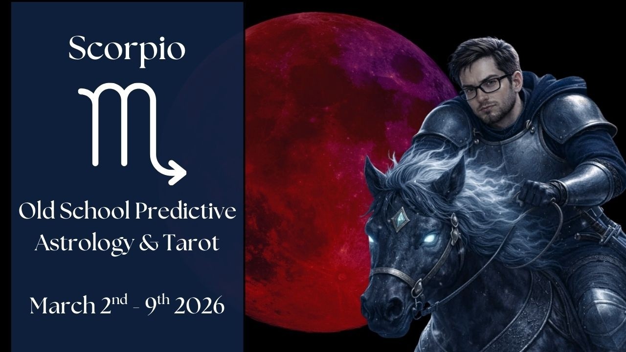 Скорпион, 2-9 марта 2026 года. Астрологический прогноз и Таро в старом стиле.