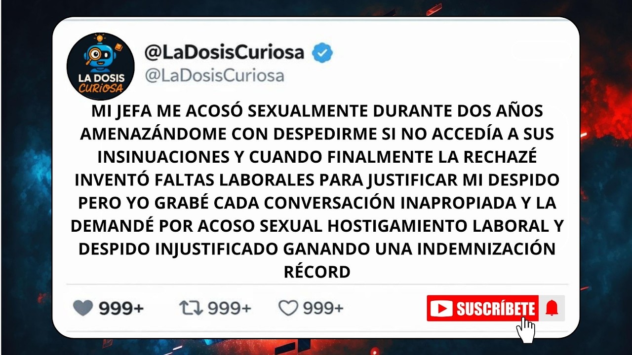 Mi JEFA me ACOSÓ 2 años y me DESPIDIÓ | La DEMANDÉ y gané $1.4 MILLONES