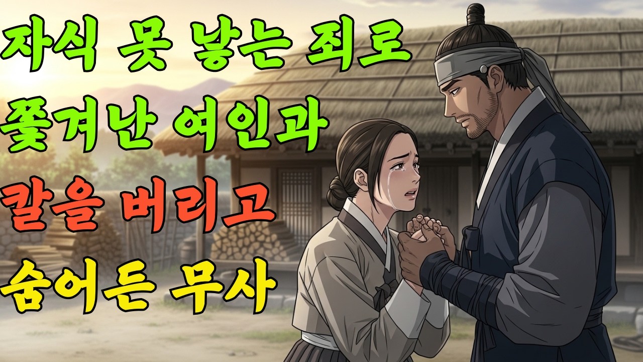 자식 못 낳는 죄로 쫓겨난 여인과 칼을 버리고 숨어든 무사#시니어#야담#민담#오디오북#잠자면서듣는이야기