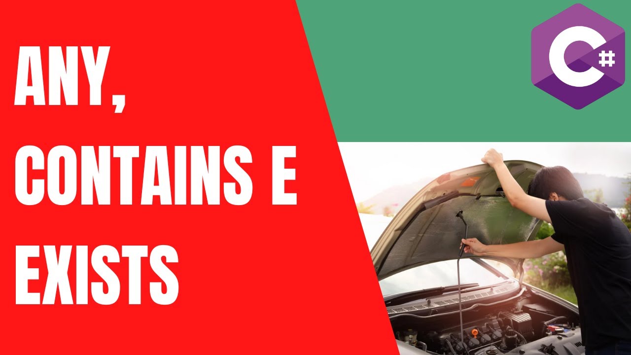 Any, Exists e Contains - Trabalhando com coleções - LINQ .NET