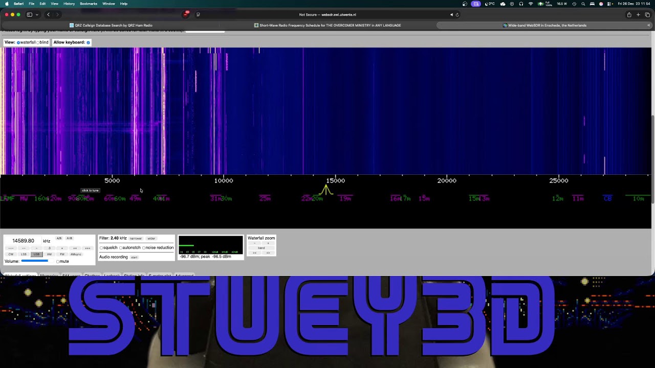 Performance testing the HFDY Active Loop Antenna with my SDRPlay RSP1A on OpenWebRX+