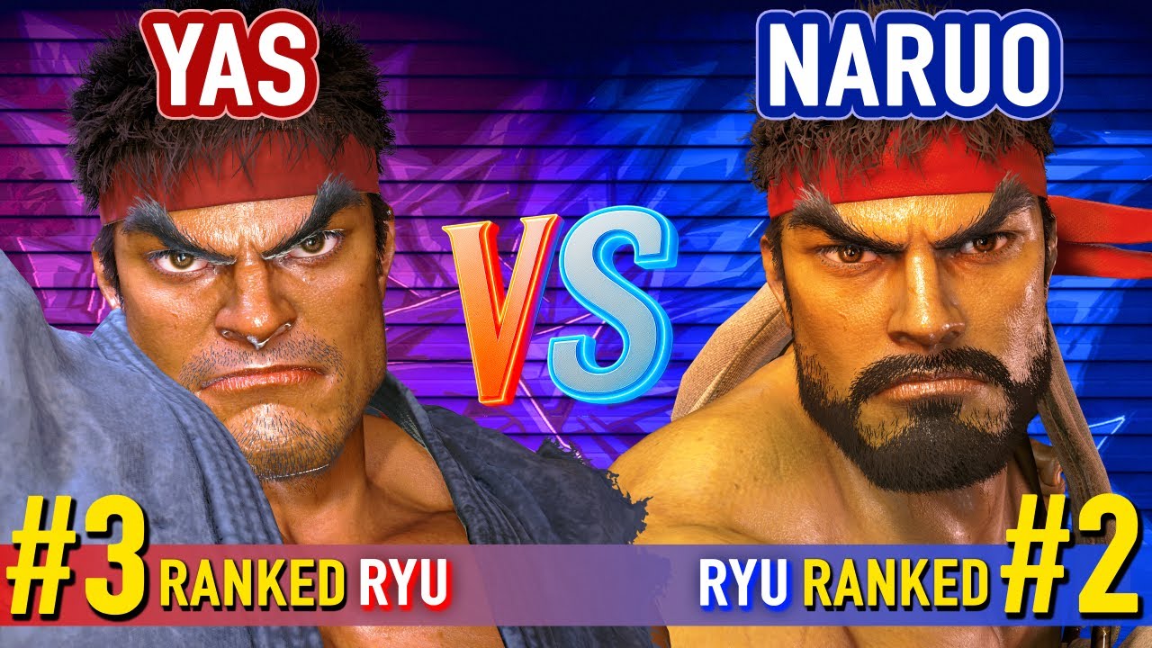SF6 ▰ YAS (#3 Ranked Ryu) vs NARUO (#2 Ranked Ryu) ▰ High Level Gameplay