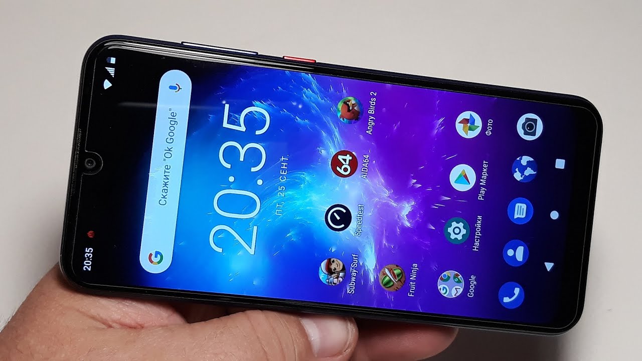 Смартфон ZTE Blade A7 2/32GB Blue 2019 . Подарок мне и моему каналу от подписчика Ивана Матвеева
