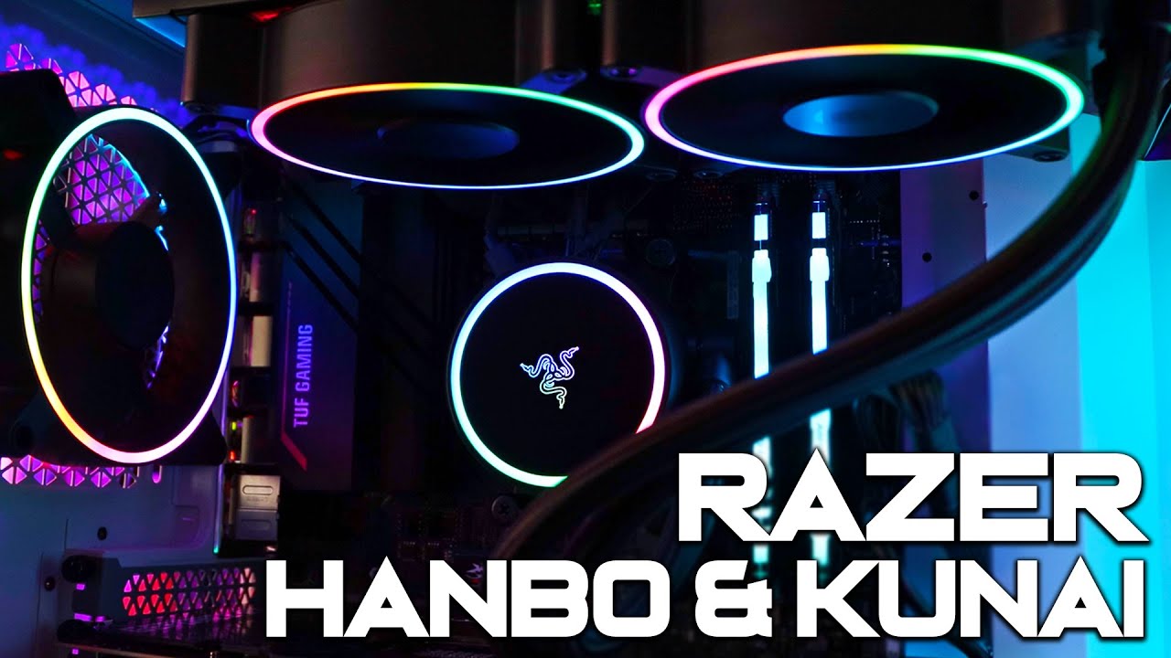 Razer Hanbo Chroma AIO Cooler & Kunai Chroma Fans - Unboxing & First Look! [4K]