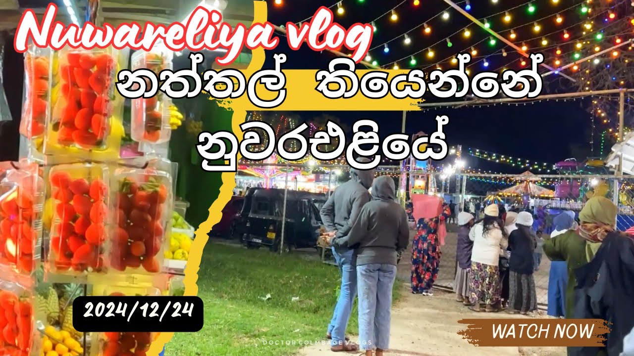 සීතල දෙසැම්බරයේ  නුවරඑළිය වටේ ඇවිදින්න එන්න මාත් එක්ක 🥶 / Christmas Day walk in Nuwara Eliya