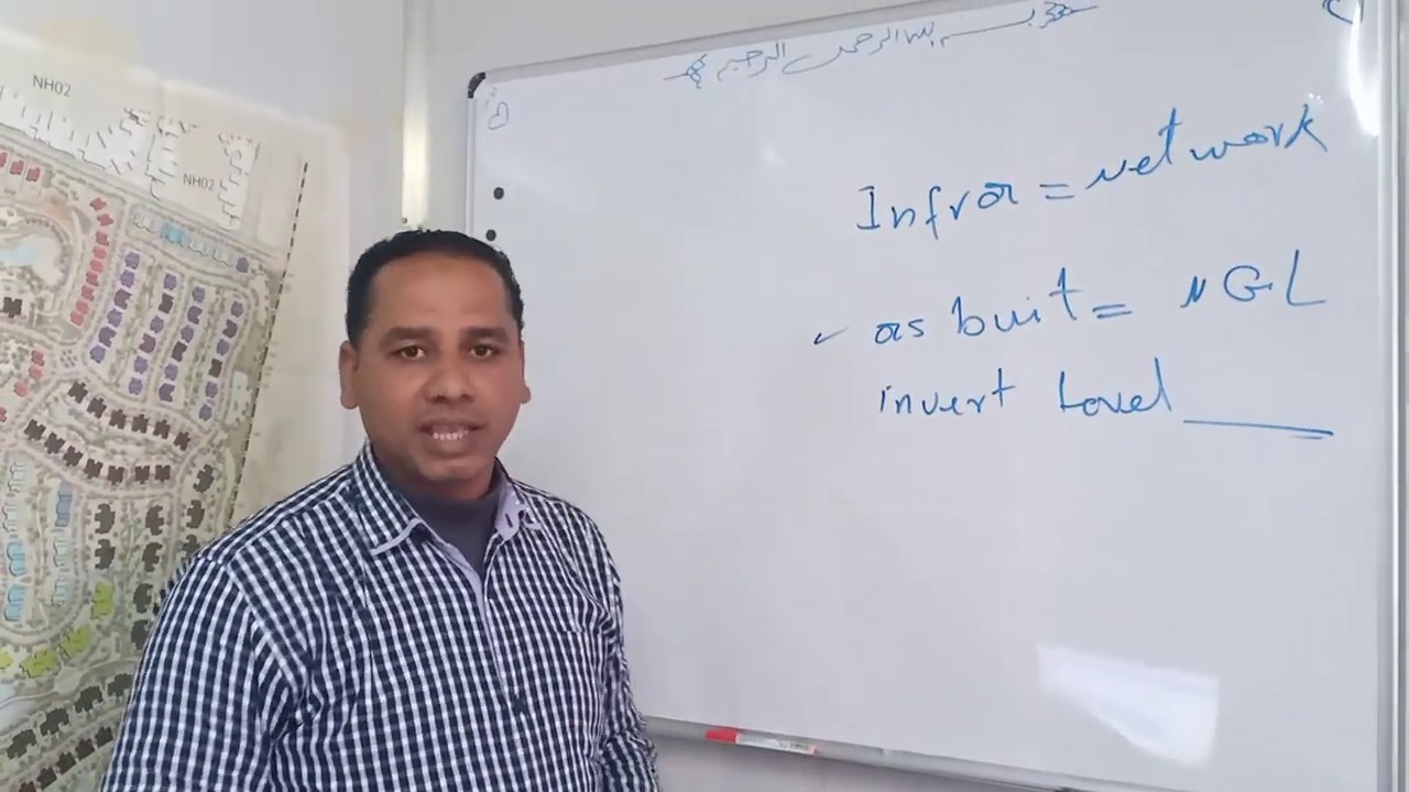 مصطلحات 3 مساحية باللغة الانجليزية والتعرف علي اعمال الانفرا
