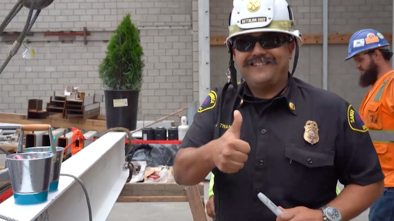 Topping Out: Santa Monica Fire Station #1