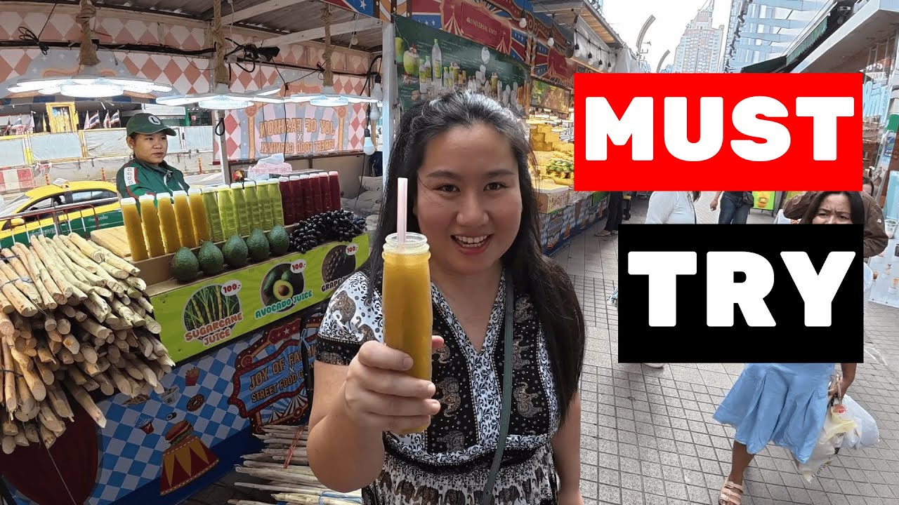 Trying Street Food in Bangkok Was Wild 🇹🇭 Travel Thailand  Part 1